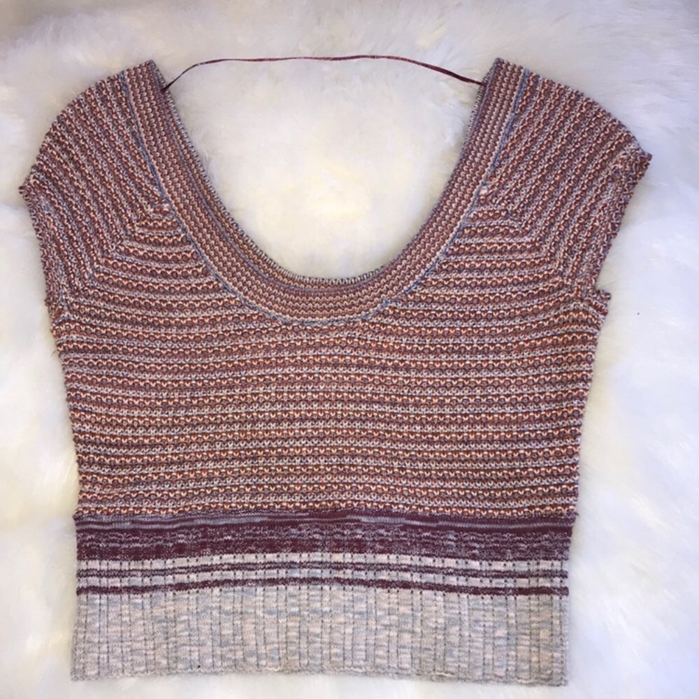 Free People knit crop top